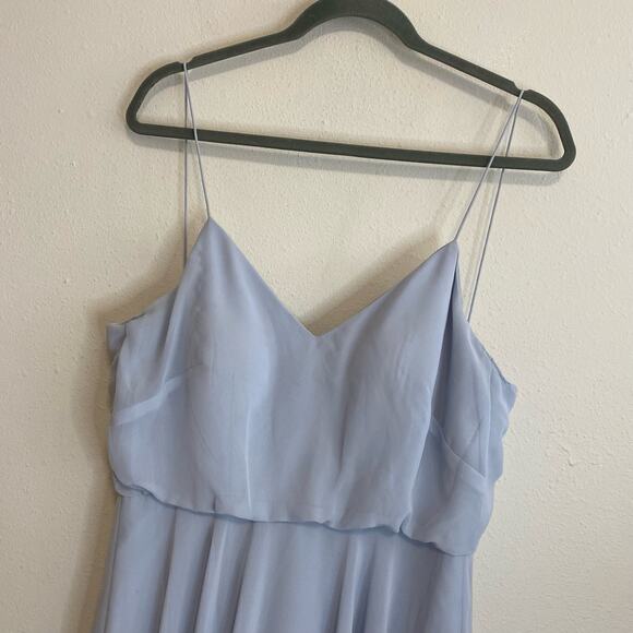Jenny Yoo Women's Dress Formal Wedding Evening Bridesmaid Light Blue Size 4 - Picture 3 of 10